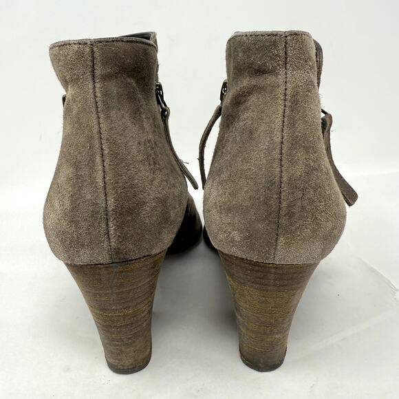 Paul Green Malibu Booties Womens 9 Leather Ankle Boots Boho Western Country - Picture 5 of 11